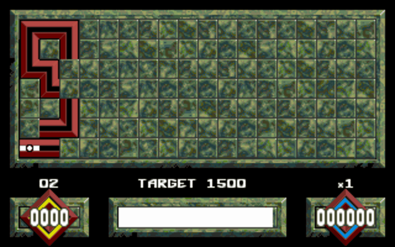 Gameplay screen of Loopz (1/4) Gameplay screen of Loopz (1/4)
