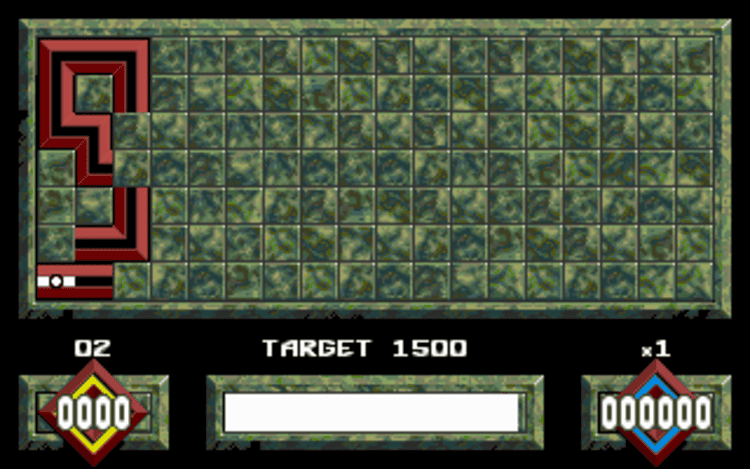 Gameplay screen of Loopz (1/4) Gameplay screen of Loopz (1/4)