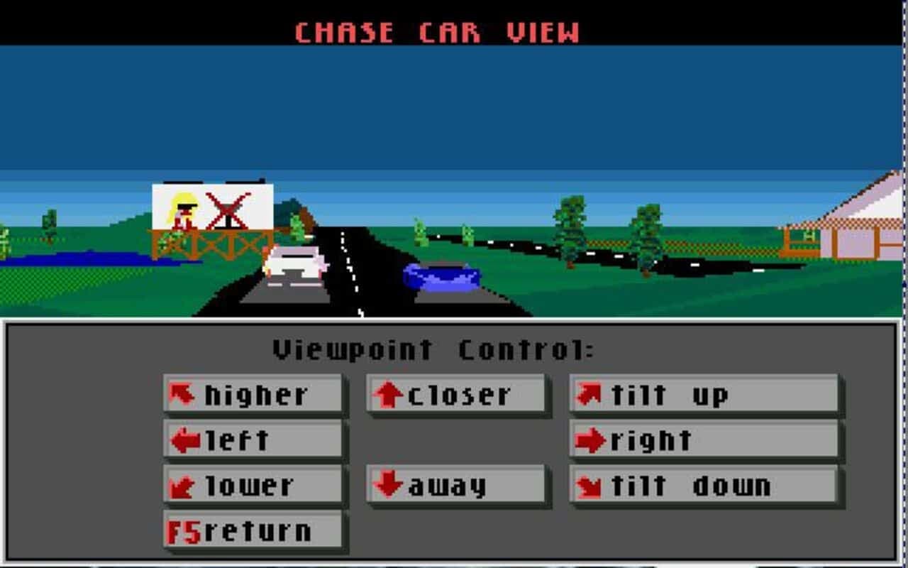Gameplay screen of Test Drive III: The Passion (3/8) Gameplay screen of Test Drive III: The Passion (3/8)