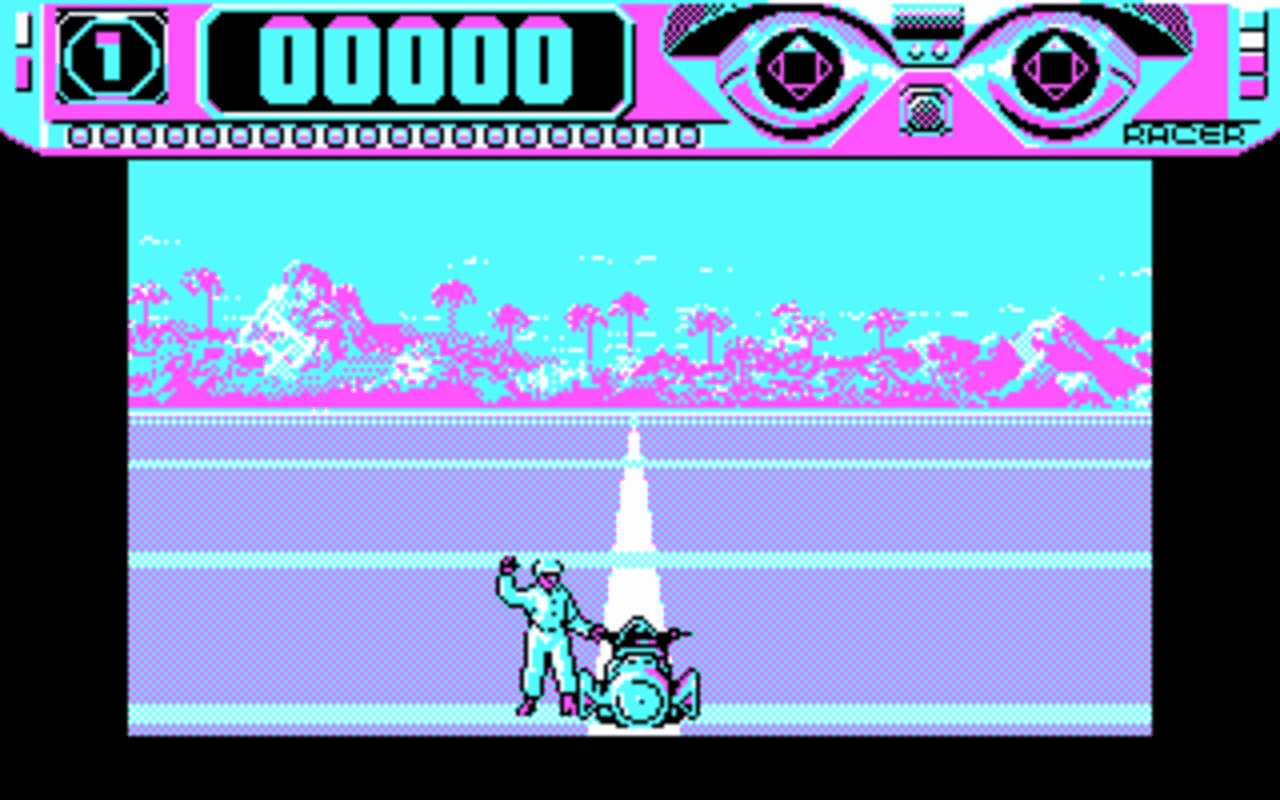 Gameplay screen of Space Racer (4/4) Gameplay screen of Space Racer (4/4)