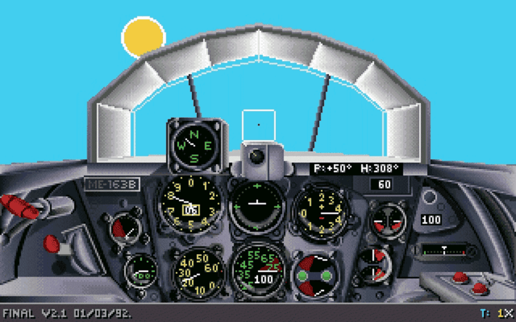 Gameplay screen of Secret Weapons of the Luftwaffe (2/8) Gameplay screen of Secret Weapons of the Luftwaffe (2/8)