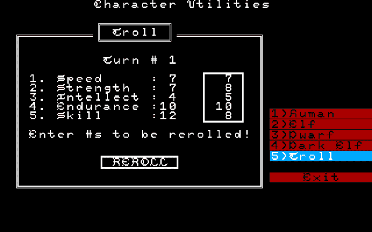 Gameplay screen of Demon's Winter (3/8) Gameplay screen of Demon's Winter (3/8)