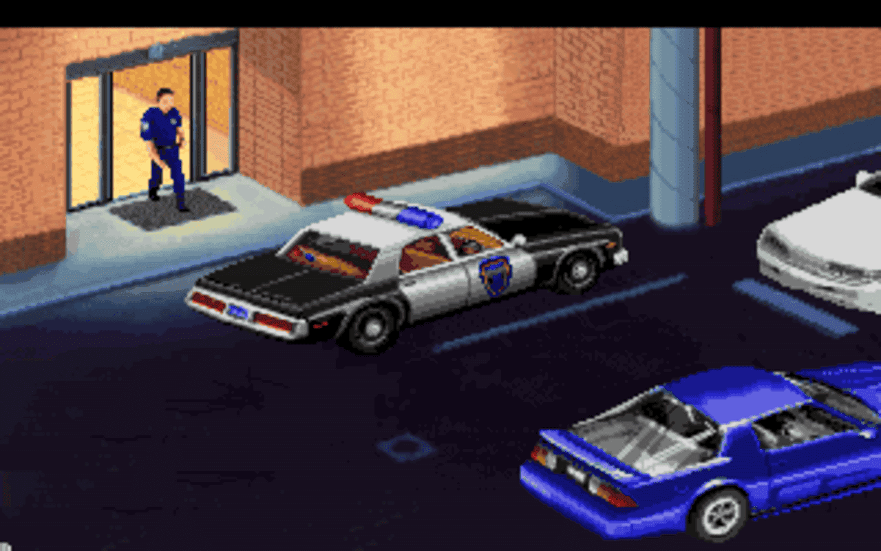 Gameplay screen of Police Quest: In Pursuit of the Death Angel (4/8) Gameplay screen of Police Quest: In Pursuit of the Death Angel (4/8)