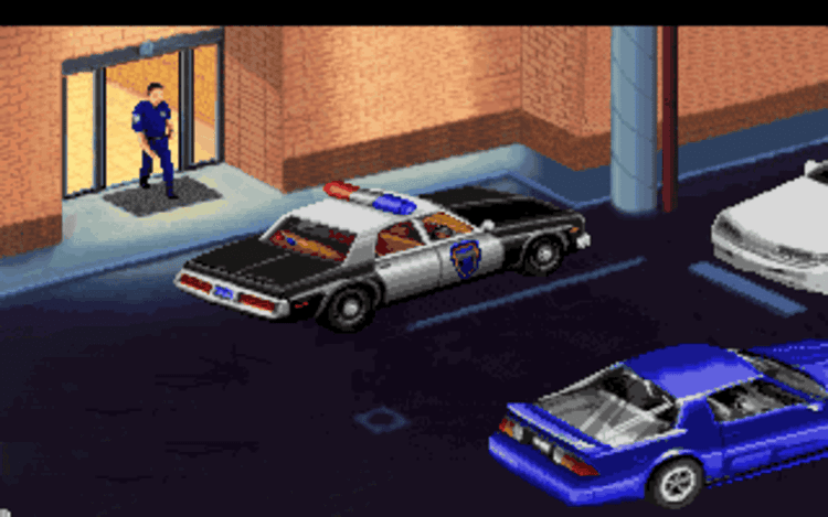 Gameplay screen of Police Quest: In Pursuit of the Death Angel (4/8) Gameplay screen of Police Quest: In Pursuit of the Death Angel (4/8)