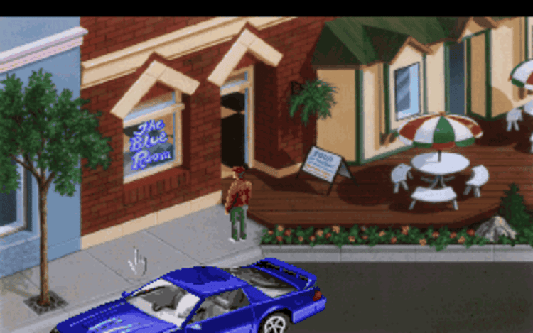 Gameplay screen of Police Quest: In Pursuit of the Death Angel (6/8) Gameplay screen of Police Quest: In Pursuit of the Death Angel (6/8)