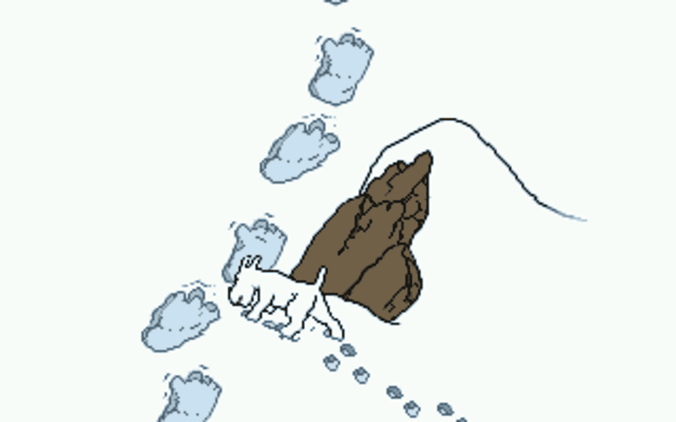 Gameplay screen of Tintin in Tibet (4/8) Gameplay screen of Tintin in Tibet (4/8)