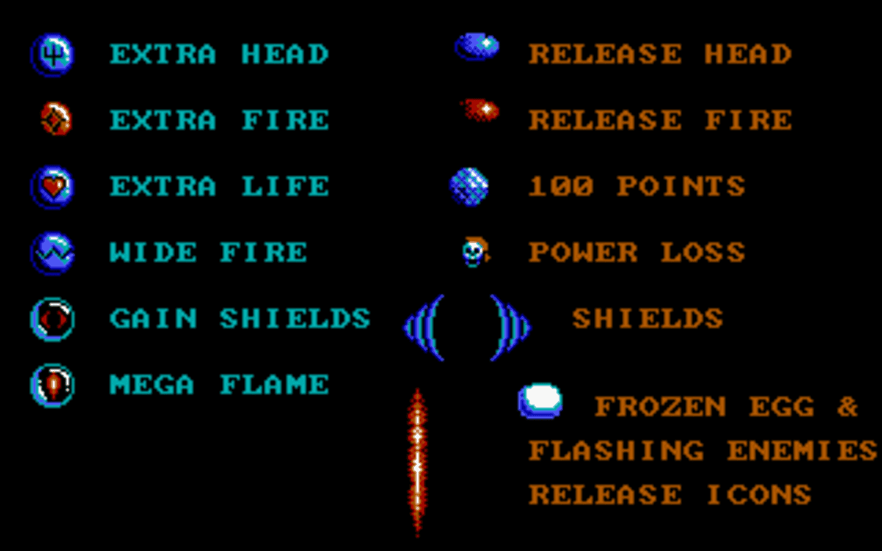 Gameplay screen of Dragon Spirit (1/4) Gameplay screen of Dragon Spirit (1/4)