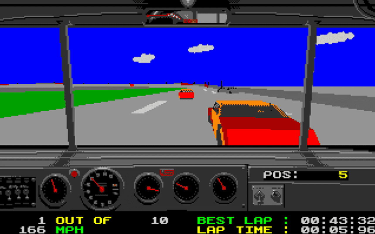 Gameplay screen of Days of Thunder (3/8) Gameplay screen of Days of Thunder (3/8)