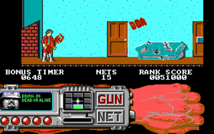 Gameplay screen of Techno Cop (2/4) Gameplay screen of Techno Cop (2/4)