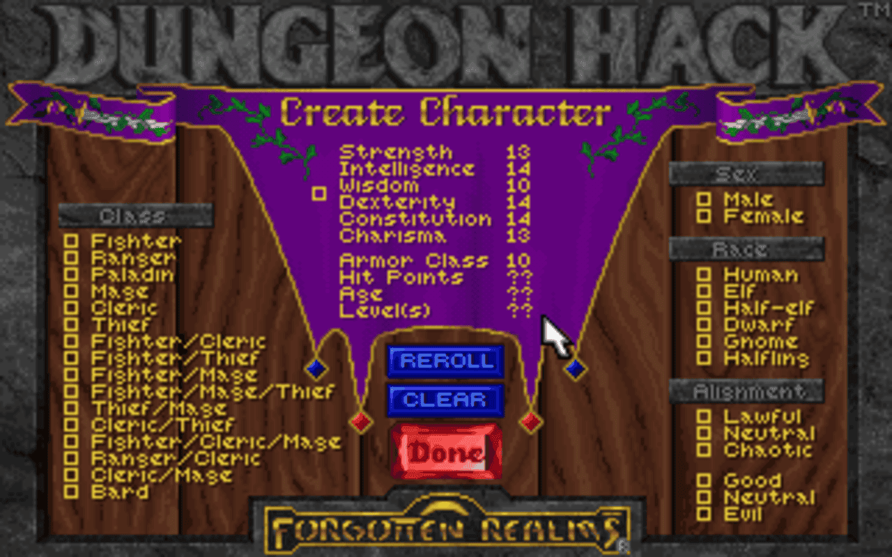 Gameplay screen of Dungeon Hack (1/8) Gameplay screen of Dungeon Hack (1/8)