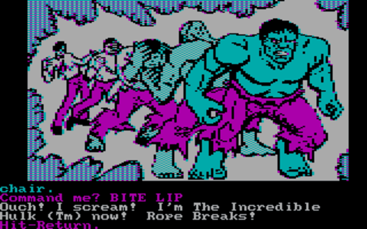 Gameplay screen of The Hulk (4/8) Gameplay screen of The Hulk (4/8)