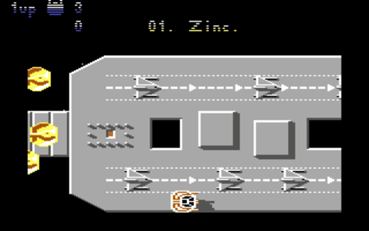 Gameplay screen of Uridium (2/8) Gameplay screen of Uridium (2/8)
