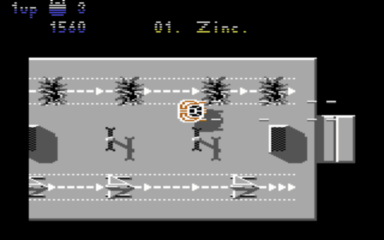 Gameplay screen of Uridium (8/8) Gameplay screen of Uridium (8/8)