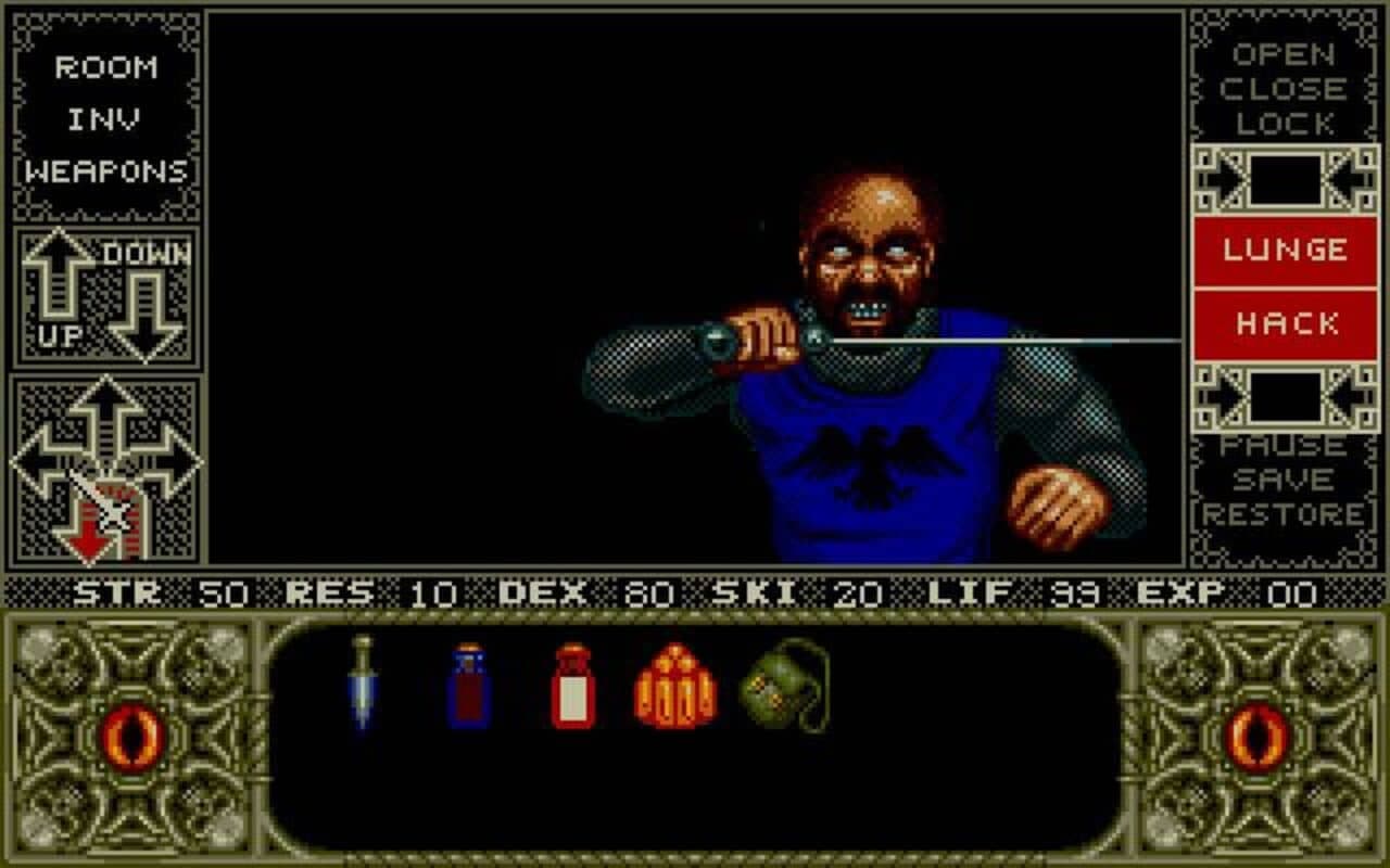 Gameplay screen of Elvira (1/8) Gameplay screen of Elvira (1/8)