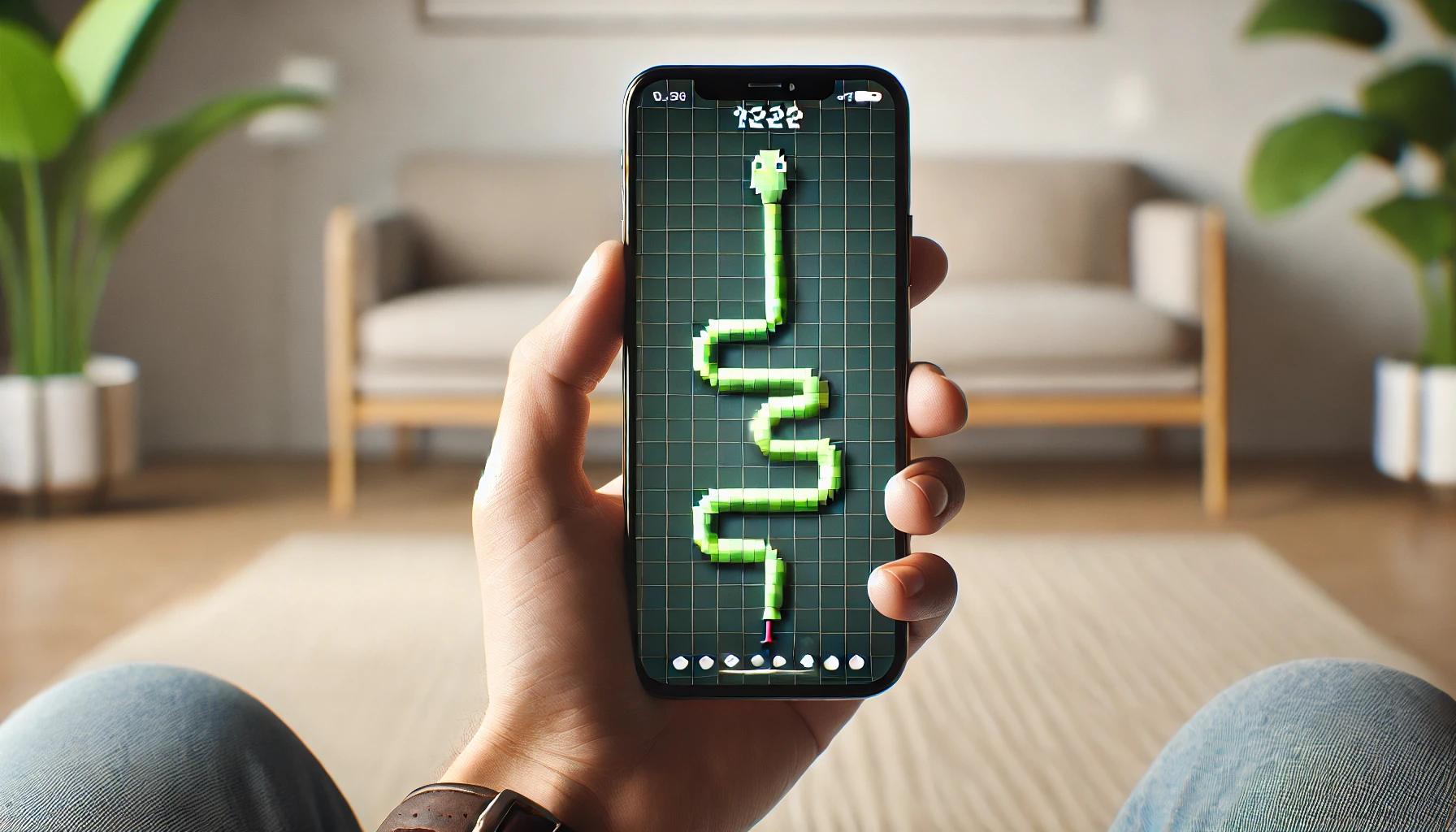 Snake game was really popular on mobile devices Snake game was really popular on mobile devices