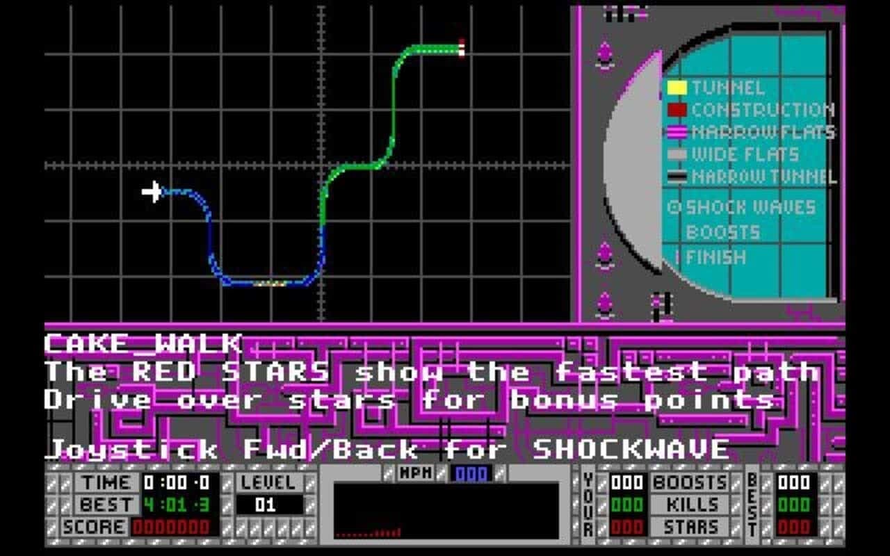 Gameplay screen of S.T.U.N. Runner (3/8) Gameplay screen of S.T.U.N. Runner (3/8)