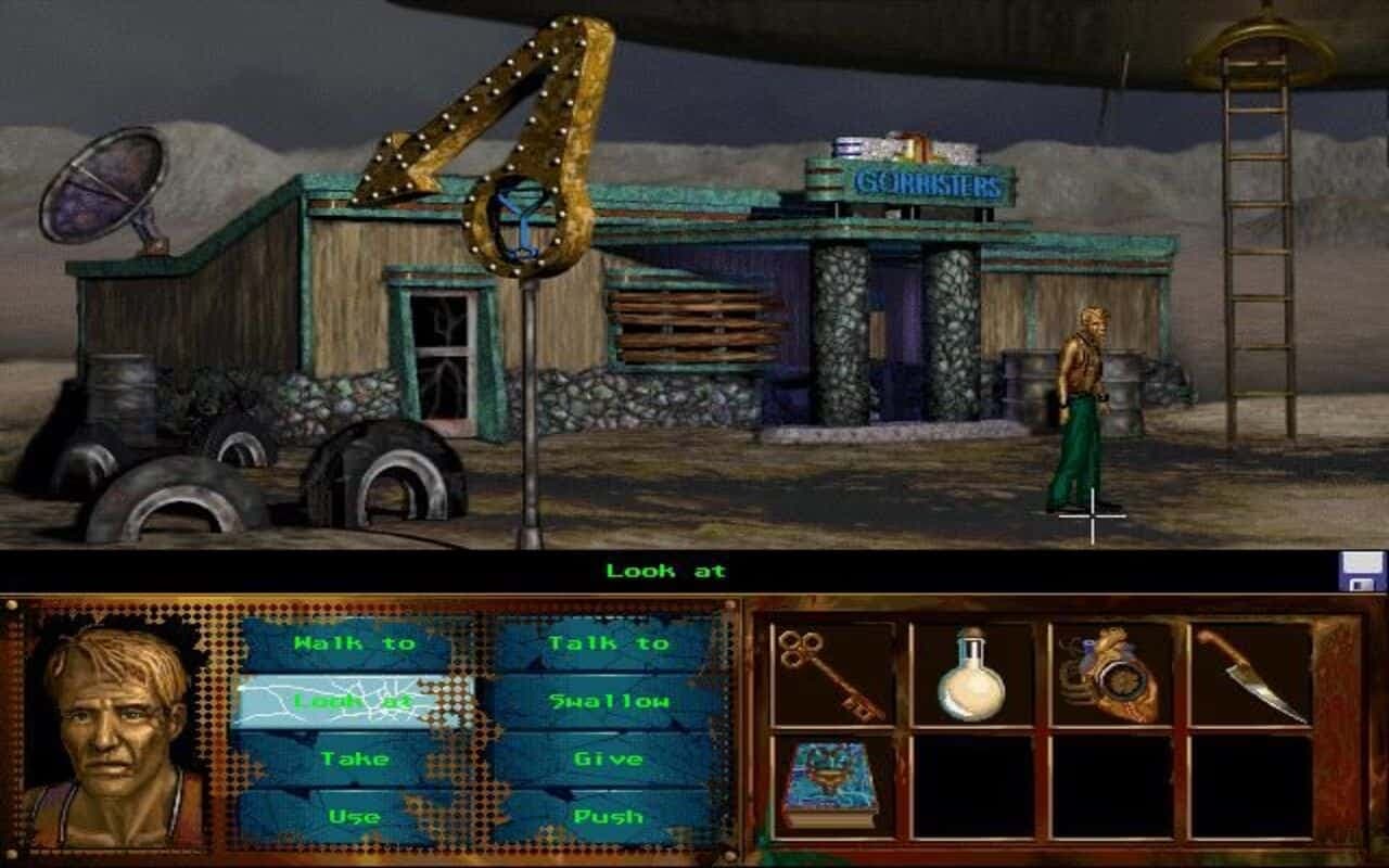 Gameplay screen of Harlan Ellison: I Have No Mouth, and I Must Scream (4/8) Gameplay screen of Harlan Ellison: I Have No Mouth, and I Must Scream (4/8)