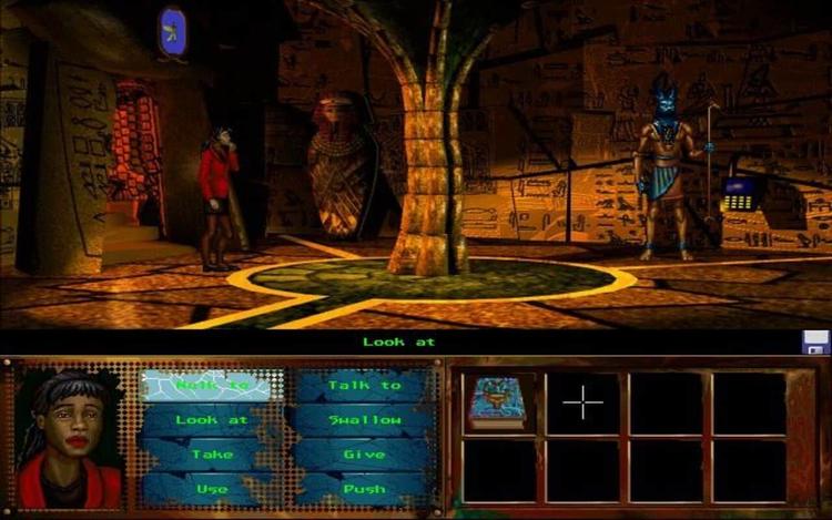 Gameplay screen of Harlan Ellison: I Have No Mouth, and I Must Scream (3/8) Gameplay screen of Harlan Ellison: I Have No Mouth, and I Must Scream (3/8)