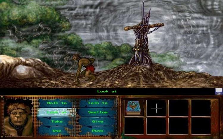 Gameplay screen of Harlan Ellison: I Have No Mouth, and I Must Scream (2/8) Gameplay screen of Harlan Ellison: I Have No Mouth, and I Must Scream (2/8)