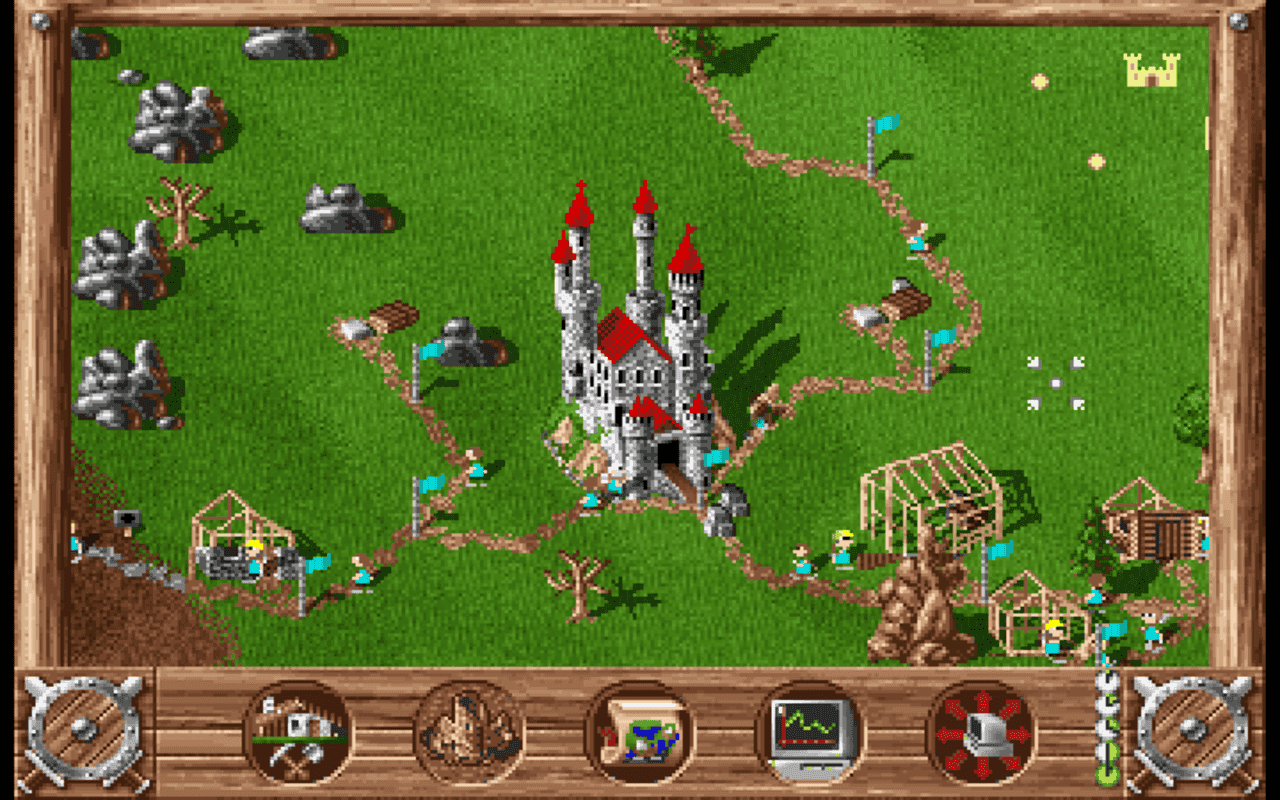 Gameplay screen of Serf City: Life is Feudal (5/8) Gameplay screen of Serf City: Life is Feudal (5/8)