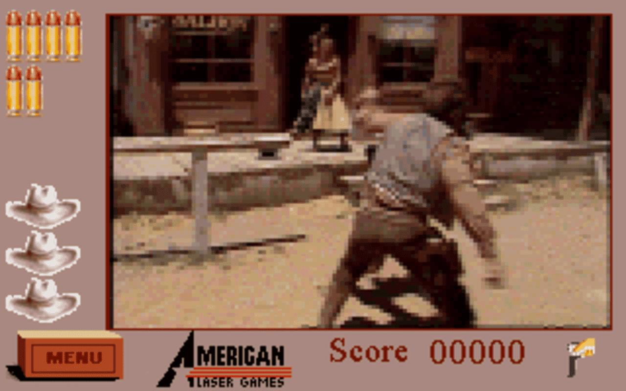 Gameplay screen of Mad Dog McCree (7/8) Gameplay screen of Mad Dog McCree (7/8)