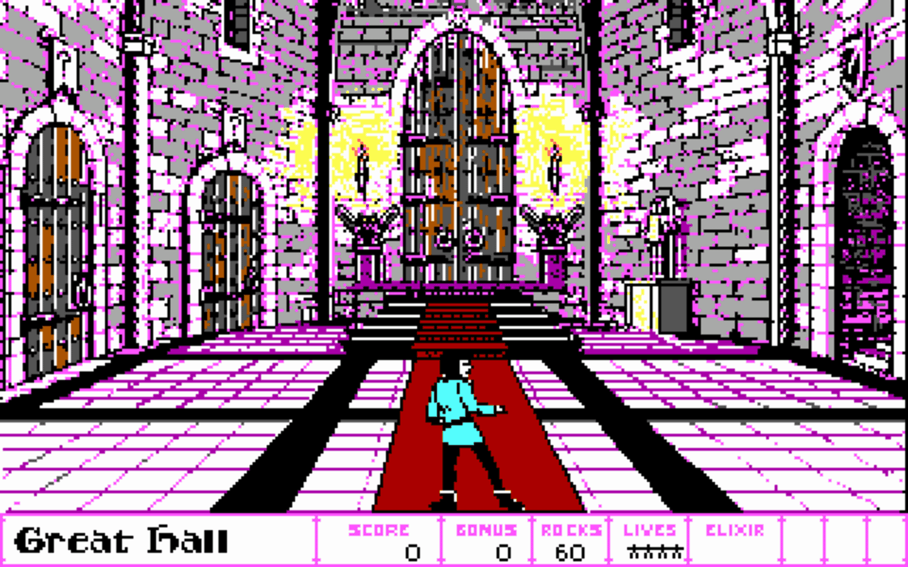 Gameplay screen of Dark Castle (4/8) Gameplay screen of Dark Castle (4/8)