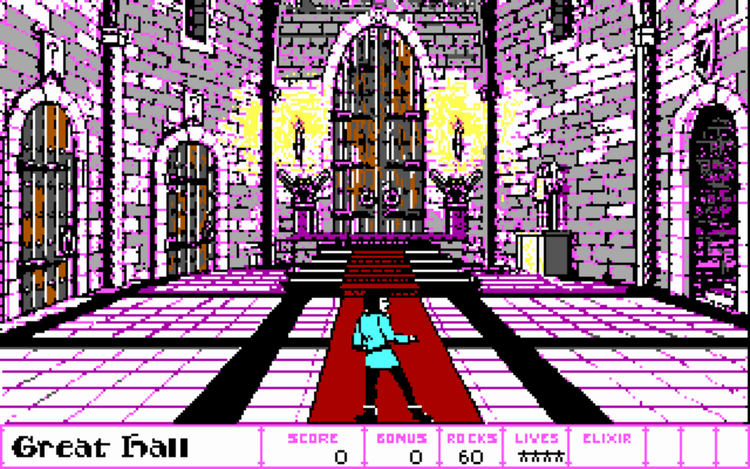 Gameplay screen of Dark Castle (4/8) Gameplay screen of Dark Castle (4/8)