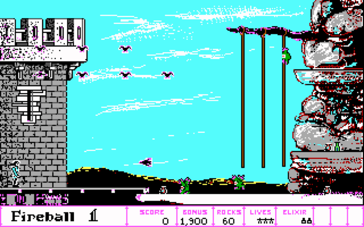 Gameplay screen of Dark Castle (5/8) Gameplay screen of Dark Castle (5/8)