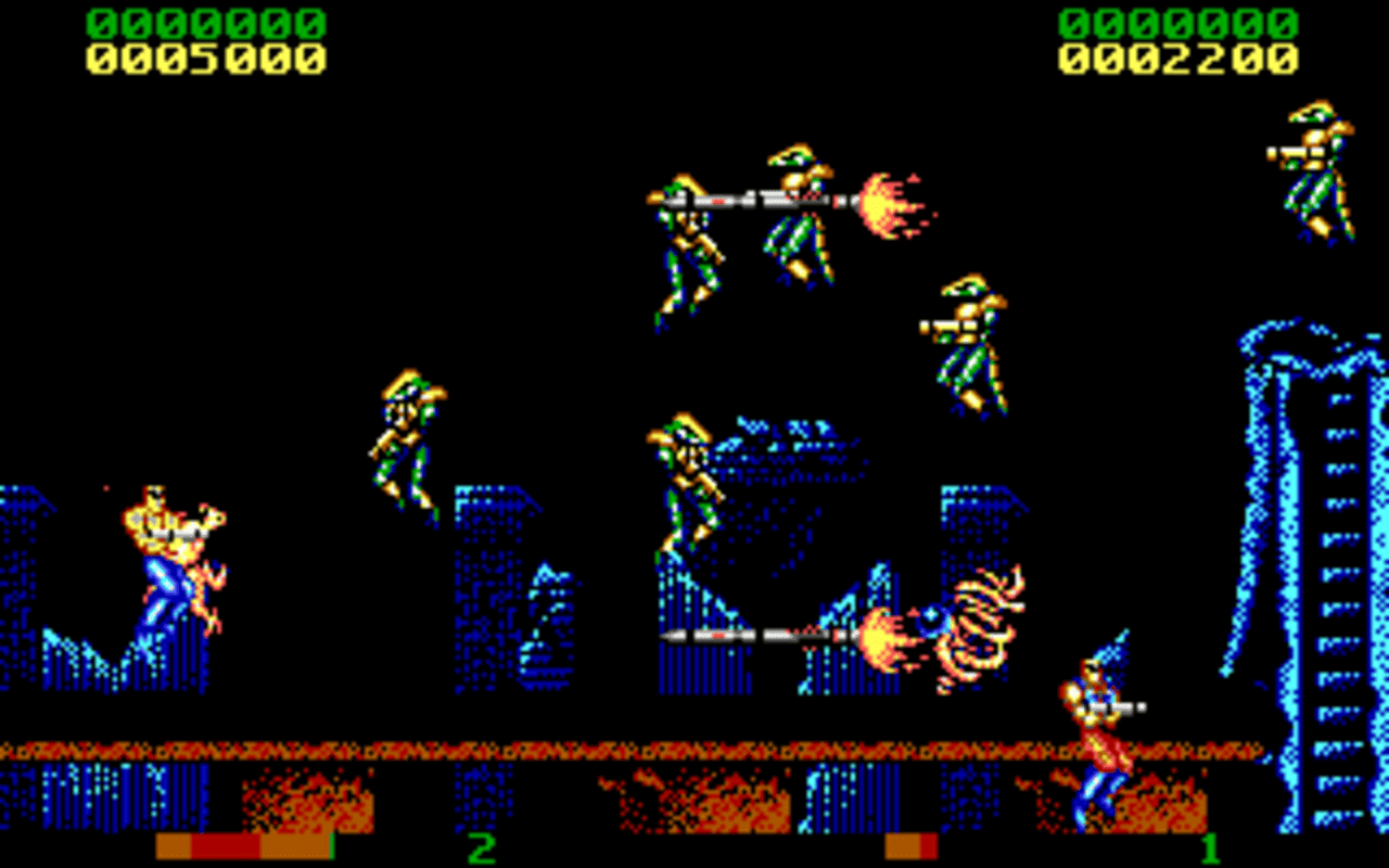 Gameplay screen of Forgotten Worlds (4/8) Gameplay screen of Forgotten Worlds (4/8)