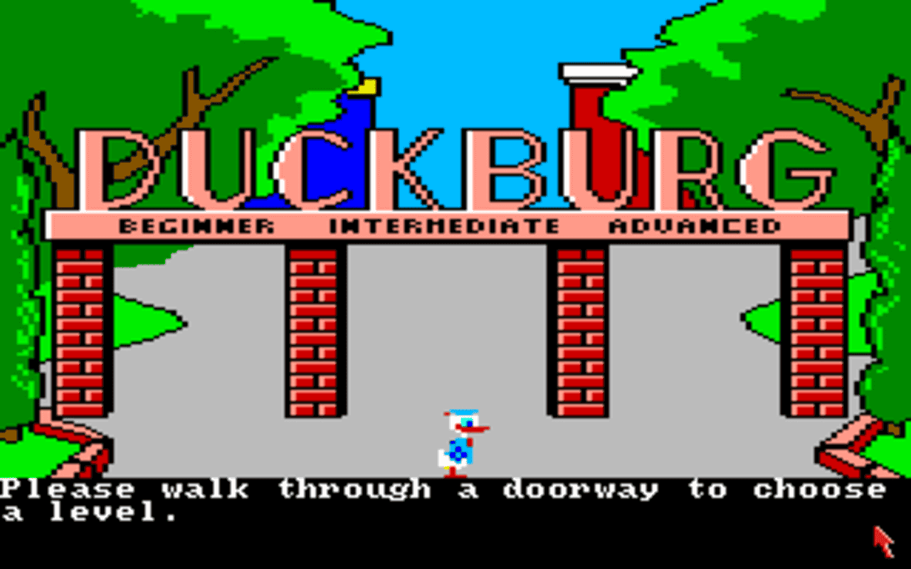 Gameplay screen of Donald Duck's Playground (1/8) Gameplay screen of Donald Duck's Playground (1/8)