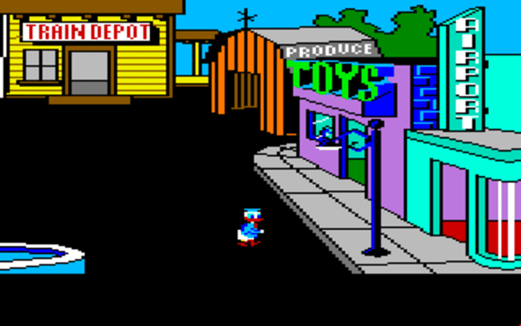 Gameplay screen of Donald Duck's Playground (2/8) Gameplay screen of Donald Duck's Playground (2/8)