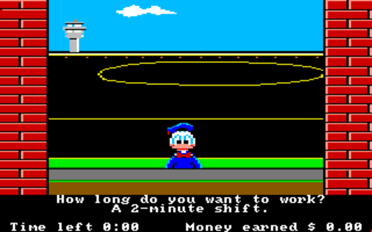 Gameplay screen of Donald Duck's Playground (3/8) Gameplay screen of Donald Duck's Playground (3/8)