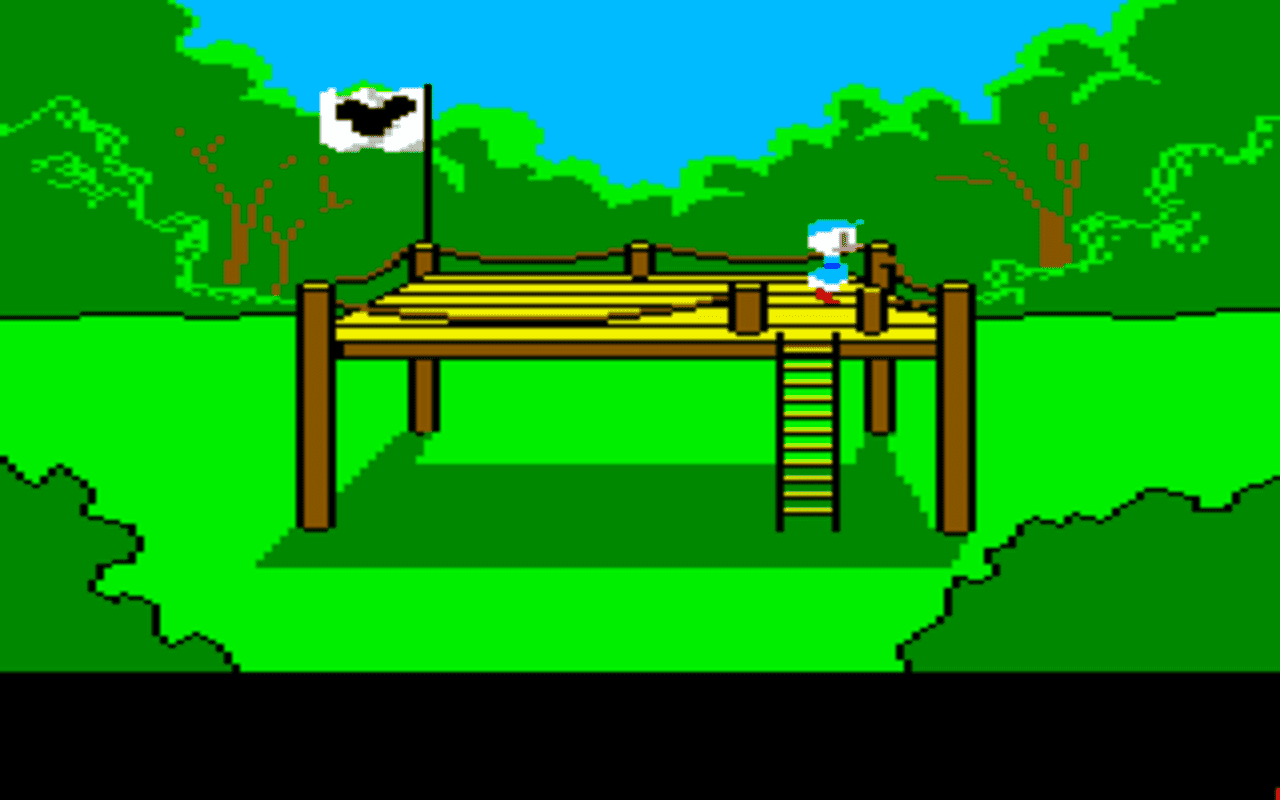 Gameplay screen of Donald Duck's Playground (7/8) Gameplay screen of Donald Duck's Playground (7/8)