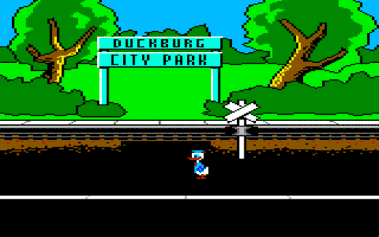 Gameplay screen of Donald Duck's Playground (6/8) Gameplay screen of Donald Duck's Playground (6/8)