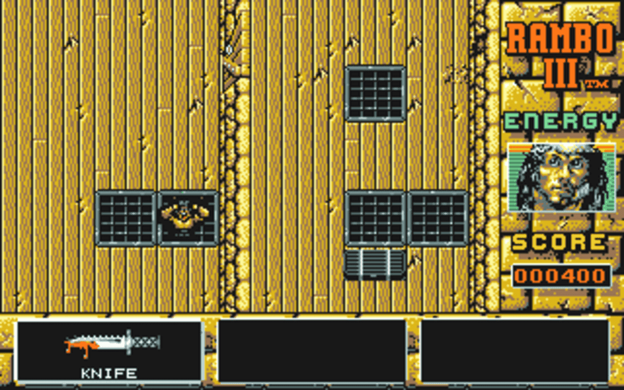 Gameplay screen of Rambo III (3/8) Gameplay screen of Rambo III (3/8)