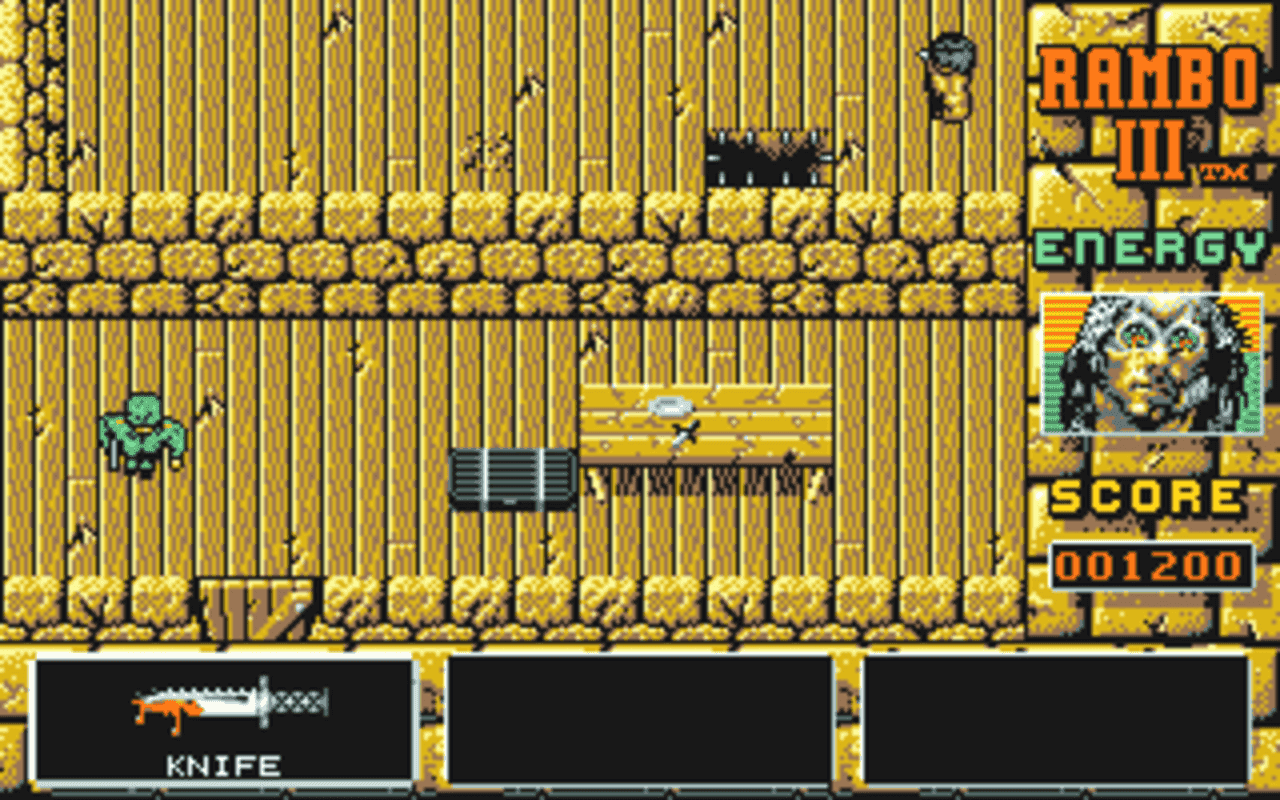 Gameplay screen of Rambo III (7/8) Gameplay screen of Rambo III (7/8)