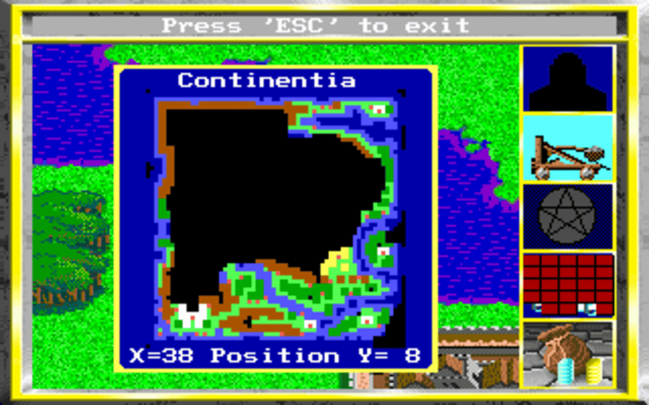 Gameplay screen of King's Bounty (5/8) Gameplay screen of King's Bounty (5/8)