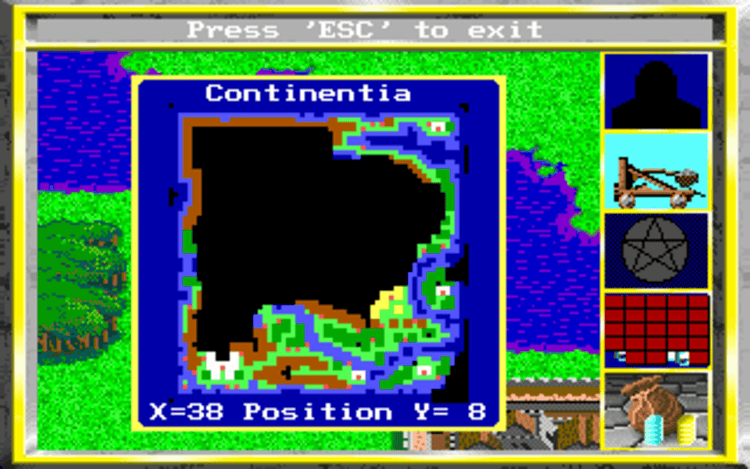 Gameplay screen of King's Bounty (5/8) Gameplay screen of King's Bounty (5/8)