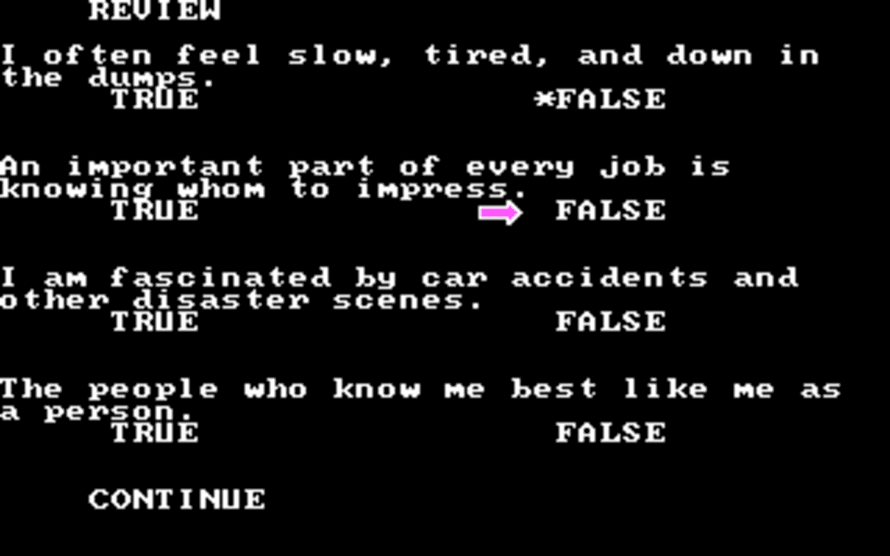 Gameplay screen of Alter Ego (1/8) Gameplay screen of Alter Ego (1/8)