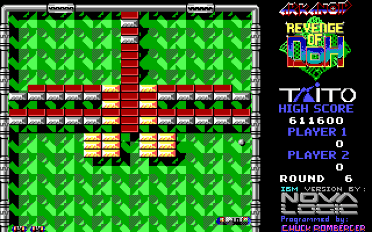 Gameplay screen of Arkanoid: Revenge of DOH (1/4) Gameplay screen of Arkanoid: Revenge of DOH (1/4)