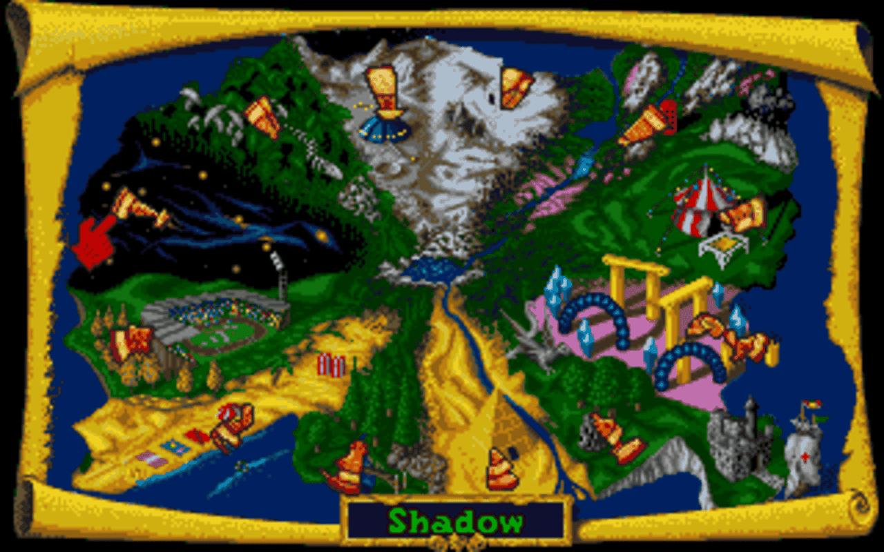 Gameplay screen of Lemmings 2: The Tribes (2/8) Gameplay screen of Lemmings 2: The Tribes (2/8)