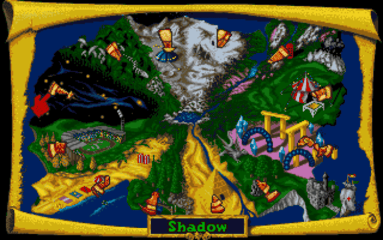 Gameplay screen of Lemmings 2: The Tribes (2/8) Gameplay screen of Lemmings 2: The Tribes (2/8)