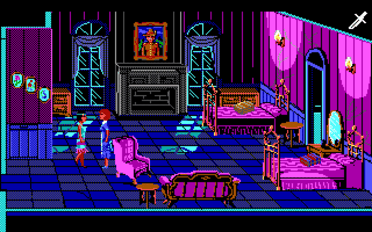 Gameplay screen of The Colonel's Bequest (4/8) Gameplay screen of The Colonel's Bequest (4/8)