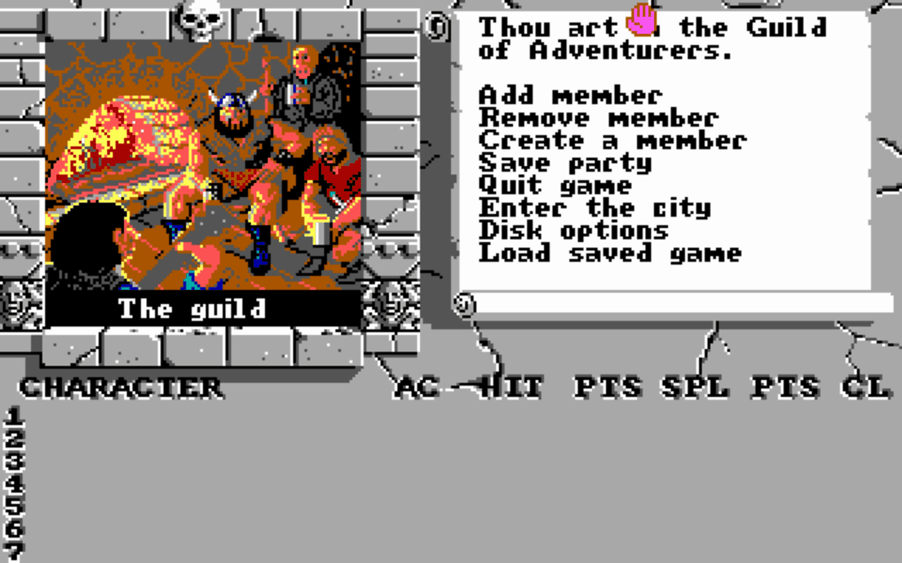 Gameplay screen of The Bard's Tale II: The Destiny Knight (4/8) Gameplay screen of The Bard's Tale II: The Destiny Knight (4/8)