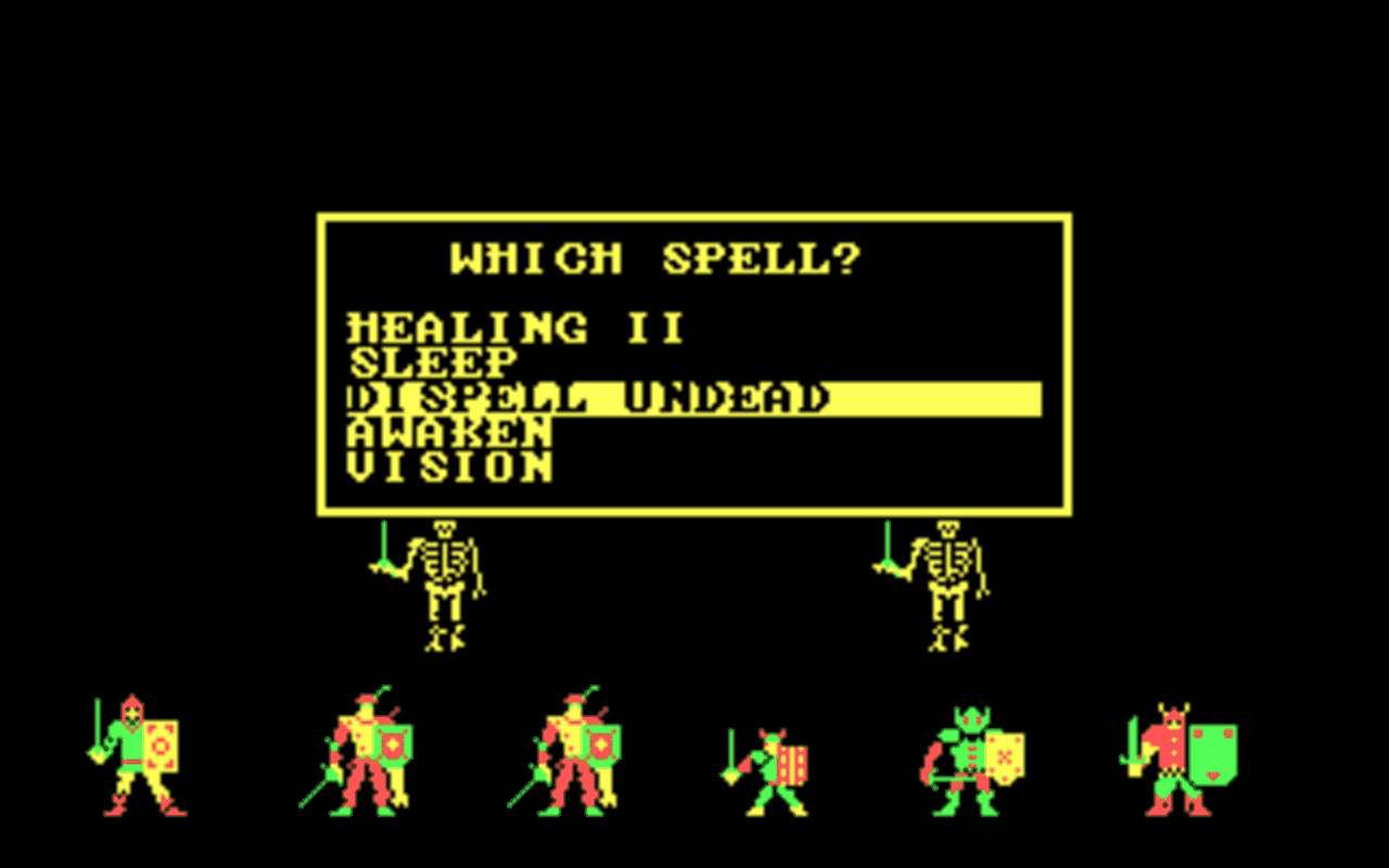 Gameplay screen of Phantasie (5/8) Gameplay screen of Phantasie (5/8)