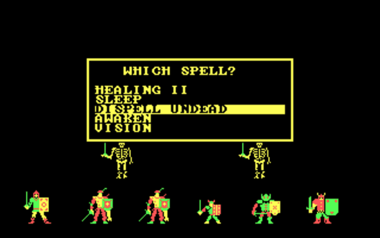 Gameplay screen of Phantasie (5/8) Gameplay screen of Phantasie (5/8)