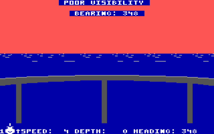 Gameplay screen of Silent Service (4/8) Gameplay screen of Silent Service (4/8)