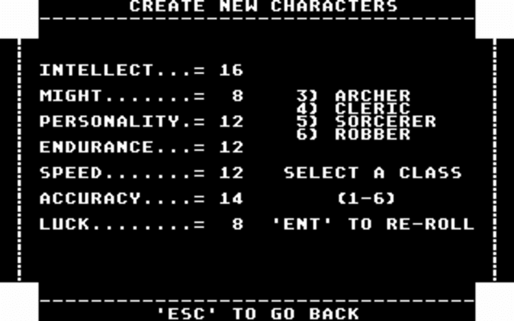 Gameplay screen of Might and Magic: Book One - Secret of the Inner Sanctum (4/8) Gameplay screen of Might and Magic: Book One - Secret of the Inner Sanctum (4/8)