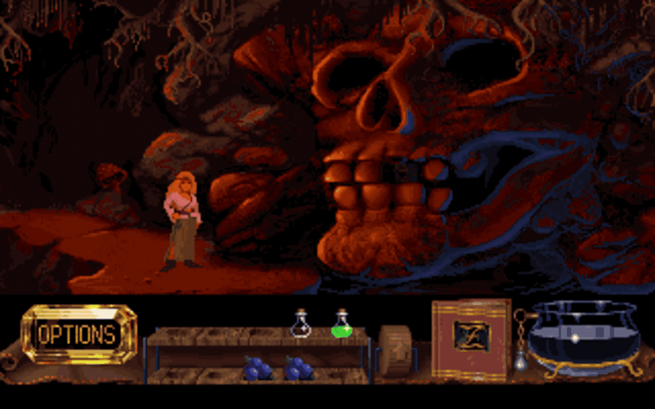 Gameplay screen of The Legend of Kyrandia: Book 2 - Hand of Fate (3/8) Gameplay screen of The Legend of Kyrandia: Book 2 - Hand of Fate (3/8)