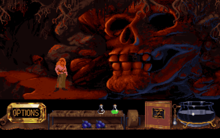 Gameplay screen of The Legend of Kyrandia: Book 2 - Hand of Fate (3/8) Gameplay screen of The Legend of Kyrandia: Book 2 - Hand of Fate (3/8)